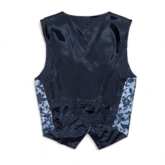 Vintage VTG Western Cowgirl Boho Button Up Vest Womens size M - Picture 3 of 5